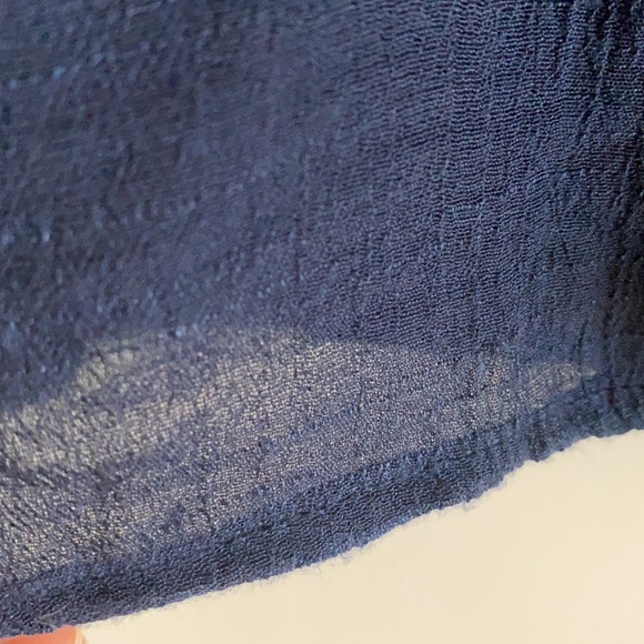 THME Navy + Coral Sleeveless Top - Picture 6 of 9